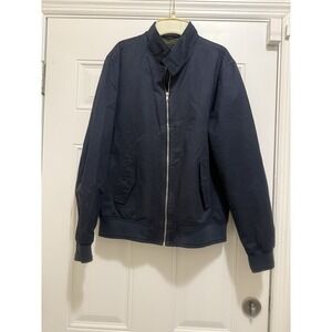 Next Outerwear All-Weather Casual Harrington Jacket in Navy Blue Mens size M